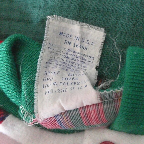 Baby Bliss Infant Red and Green Snowman Button-Up Applique Gown - Size 3 Months - Picture 4 of 6